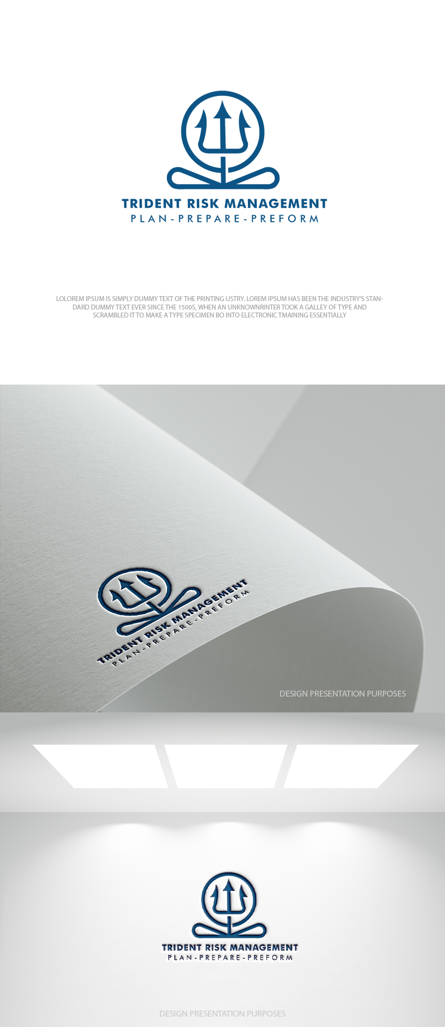 Diseño de Logo por zebronicgraphic para Trident Risk Management | Diseño #37026169