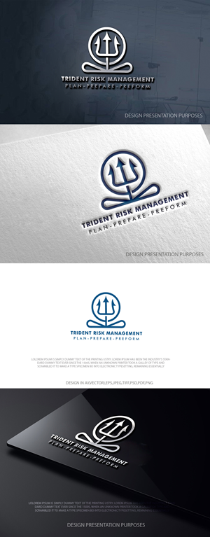 Logo Design by zebronicgraphic for Trident Risk Management | Design: #37026170