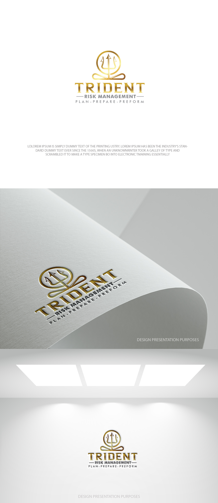 Diseño de Logo por zebronicgraphic para Trident Risk Management | Diseño #37026171