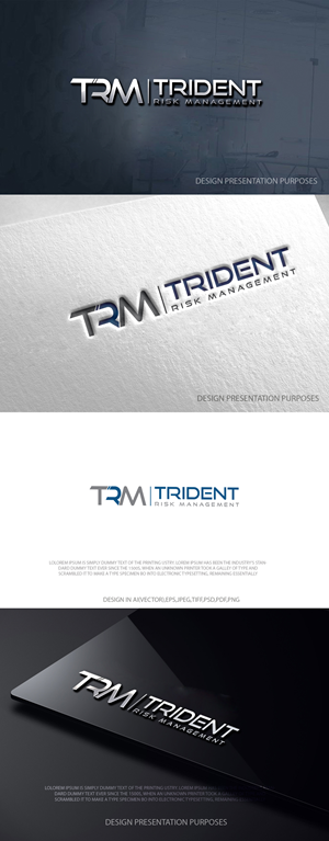 Logo Design by zebronicgraphic for Trident Risk Management | Design: #37026173