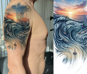 Tattoo Design by bangkat for this project | Design: #37046520