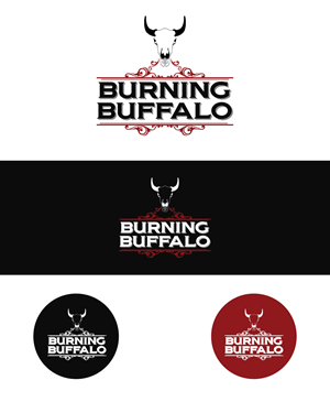 Logo Design by RS_Design for The Burning Buffalo Bar & Grill | Design: #37078837