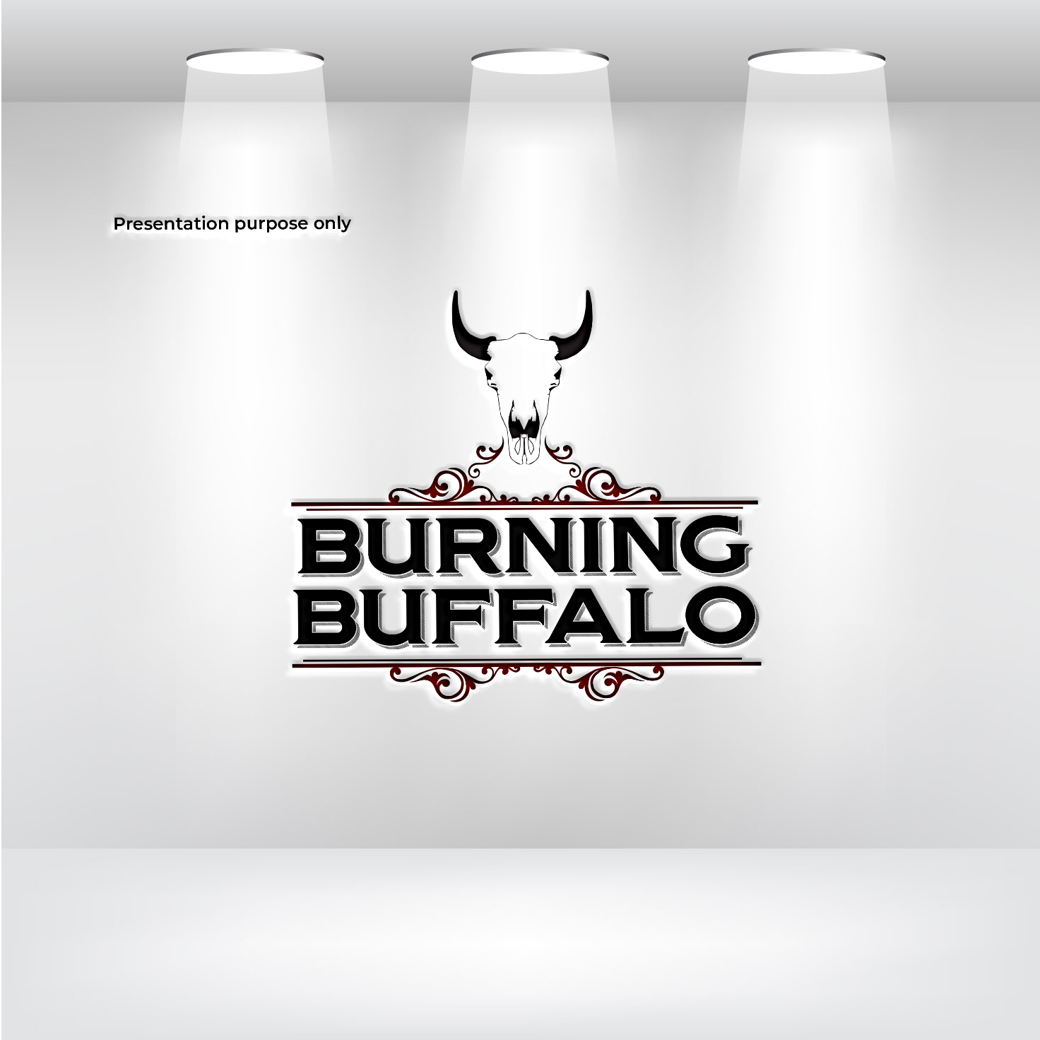 Logo Design by RS_Design for The Burning Buffalo Bar & Grill | Design #37078838