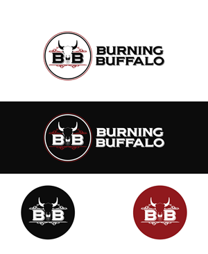 Logo Design by RS_Design for The Burning Buffalo Bar & Grill | Design: #37078871