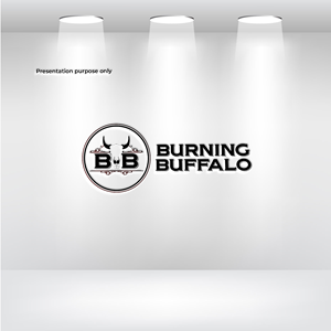 Logo Design by RS_Design for The Burning Buffalo Bar & Grill | Design: #37078873