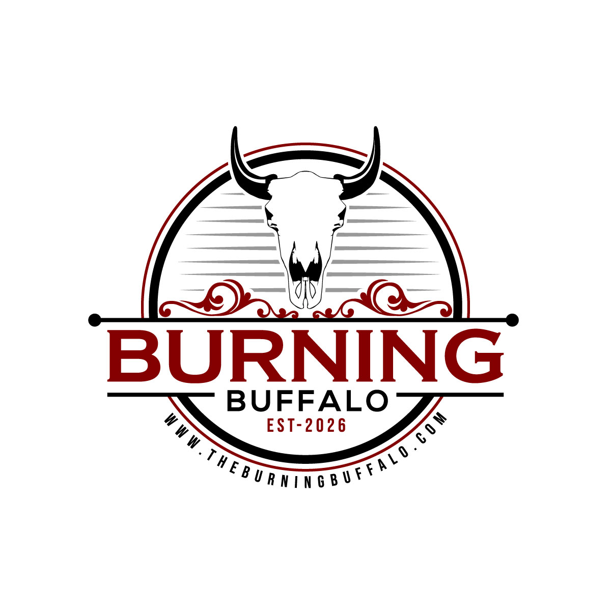 Logo Design by Suvendu.S for The Burning Buffalo Bar & Grill | Design #37096114