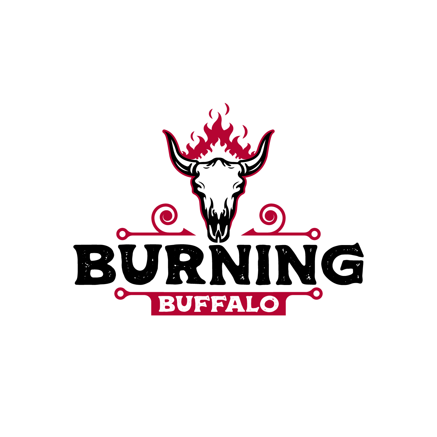 Logo Design by Suvendu.S for The Burning Buffalo Bar & Grill | Design #37099222