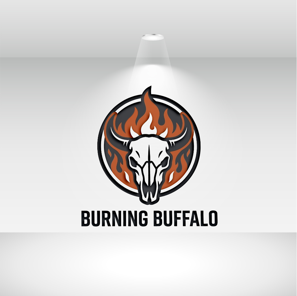 Logo Design by Robi-The Child for The Burning Buffalo Bar & Grill | Design #37080088