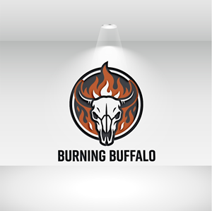 Logo Design by Robi-The Child for The Burning Buffalo Bar & Grill | Design: #37080088