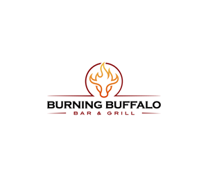 Logo Design by James J. for The Burning Buffalo Bar & Grill | Design #37051153
