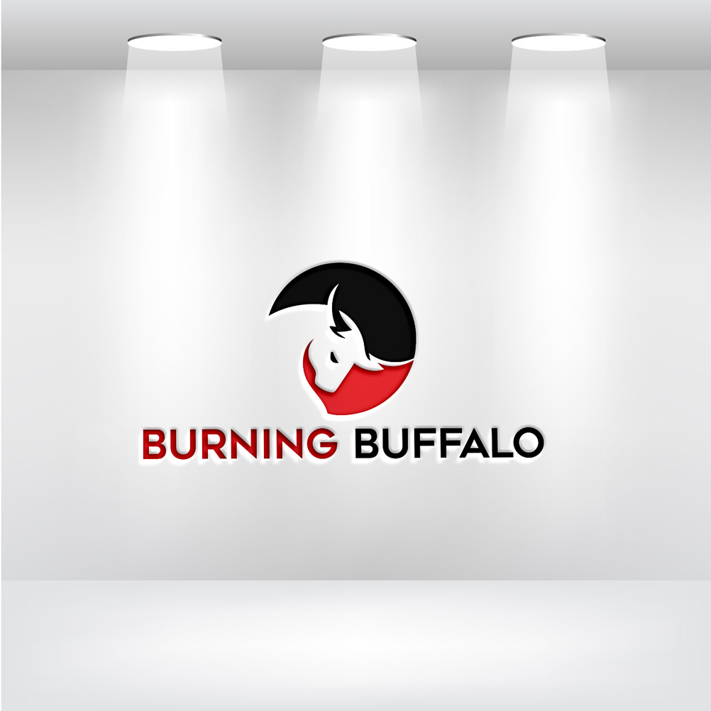 Logo Design by JANNAT AKTHER for The Burning Buffalo Bar & Grill | Design #37081521