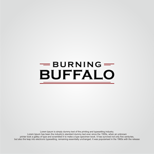 Logo Design by ander sky dc for The Burning Buffalo Bar & Grill | Design: #37068257