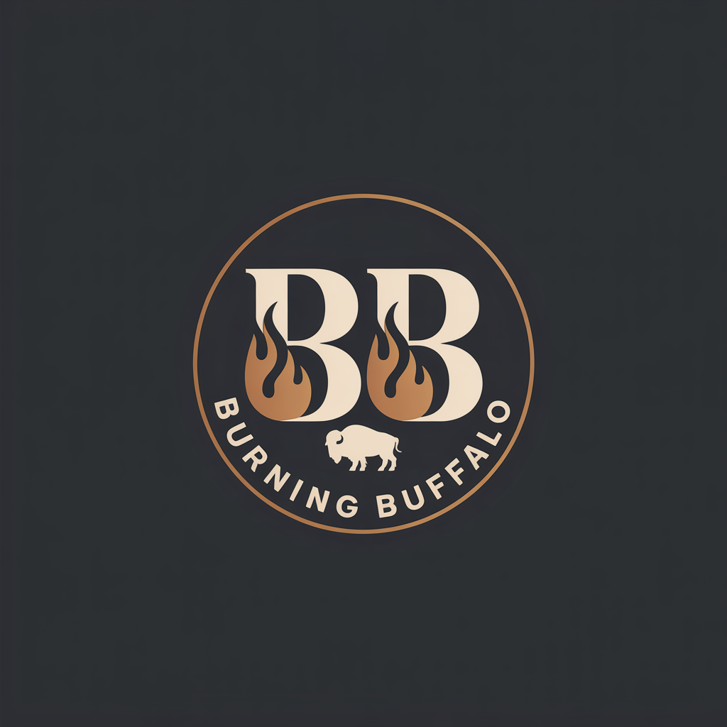 Logo Design by echosaputro for The Burning Buffalo Bar & Grill | Design #37099397