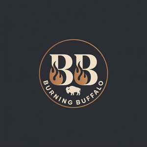 Logo Design by echosaputro for The Burning Buffalo Bar & Grill | Design: #37099397