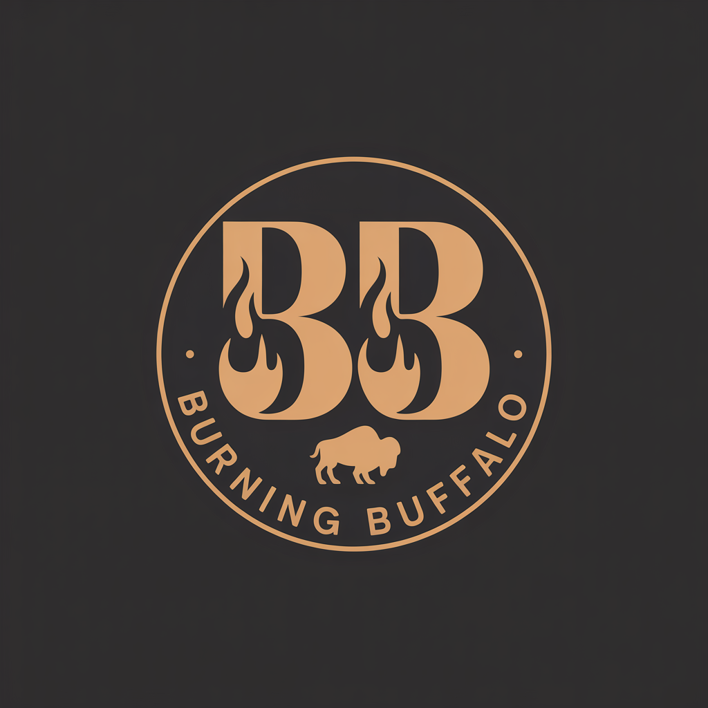 Logo Design by echosaputro for The Burning Buffalo Bar & Grill | Design #37099398