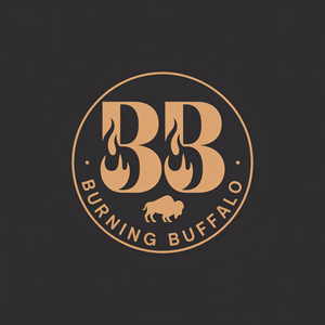 Logo Design by echosaputro for The Burning Buffalo Bar & Grill | Design: #37099398