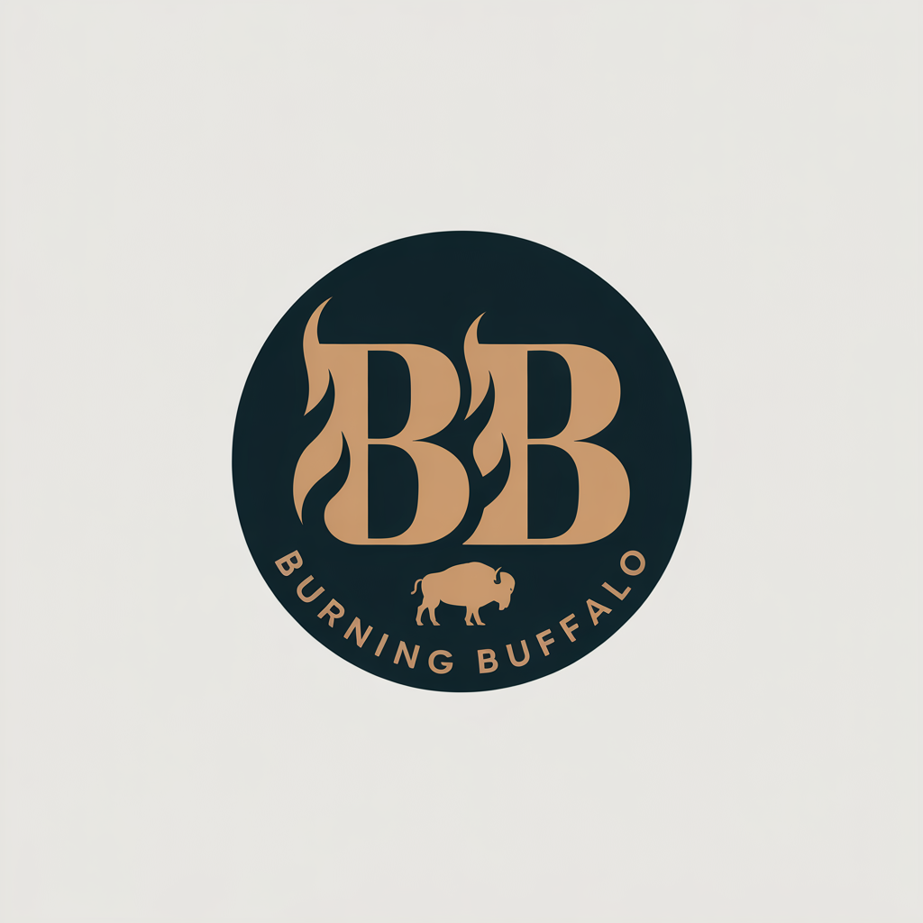 Logo Design by echosaputro for The Burning Buffalo Bar & Grill | Design #37099400