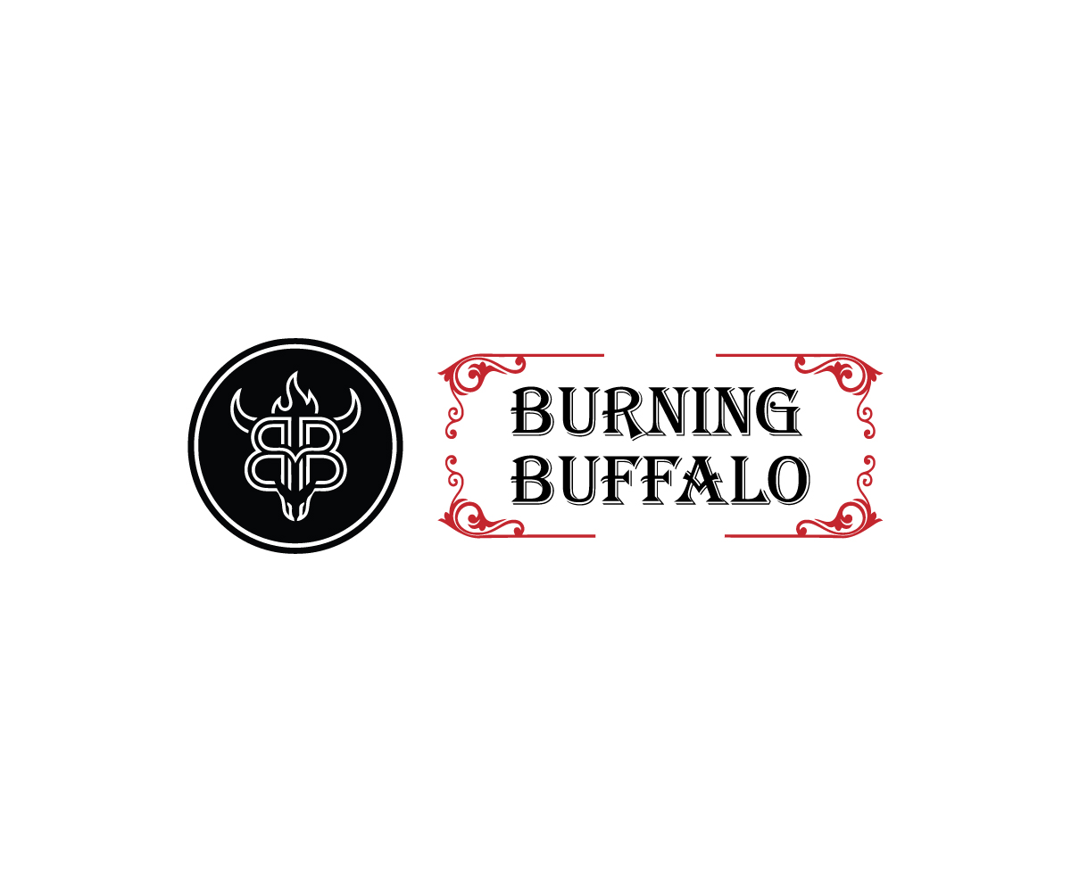 Logo Design by Ms.18 for The Burning Buffalo Bar & Grill | Design #37071686