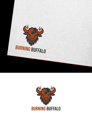 Logo Design by Infinity Pixel Studio 2026 for The Burning Buffalo Bar & Grill | Design: #37098500