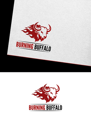 Logo Design by Infinity Pixel Studio 2026 for The Burning Buffalo Bar & Grill | Design: #37098501