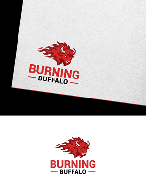 Logo Design by Infinity Pixel Studio 2026 for The Burning Buffalo Bar & Grill | Design: #37098502