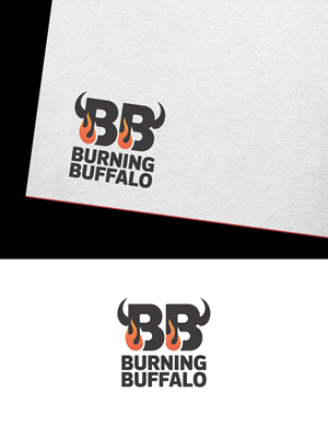 Logo Design by Infinity Pixel Studio 2026 for The Burning Buffalo Bar & Grill | Design: #37098503