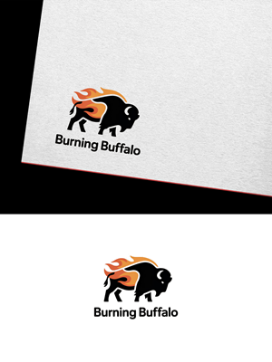 Logo Design by Infinity Pixel Studio 2026 for The Burning Buffalo Bar & Grill | Design: #37098504