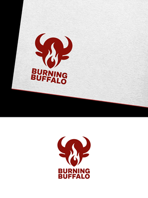 Logo Design by Infinity Pixel Studio 2026 for The Burning Buffalo Bar & Grill | Design: #37098505