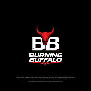 Logo Design by quotex for The Burning Buffalo Bar & Grill | Design: #37079523