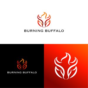 Logo Design by dicubit for The Burning Buffalo Bar & Grill | Design: #37098768