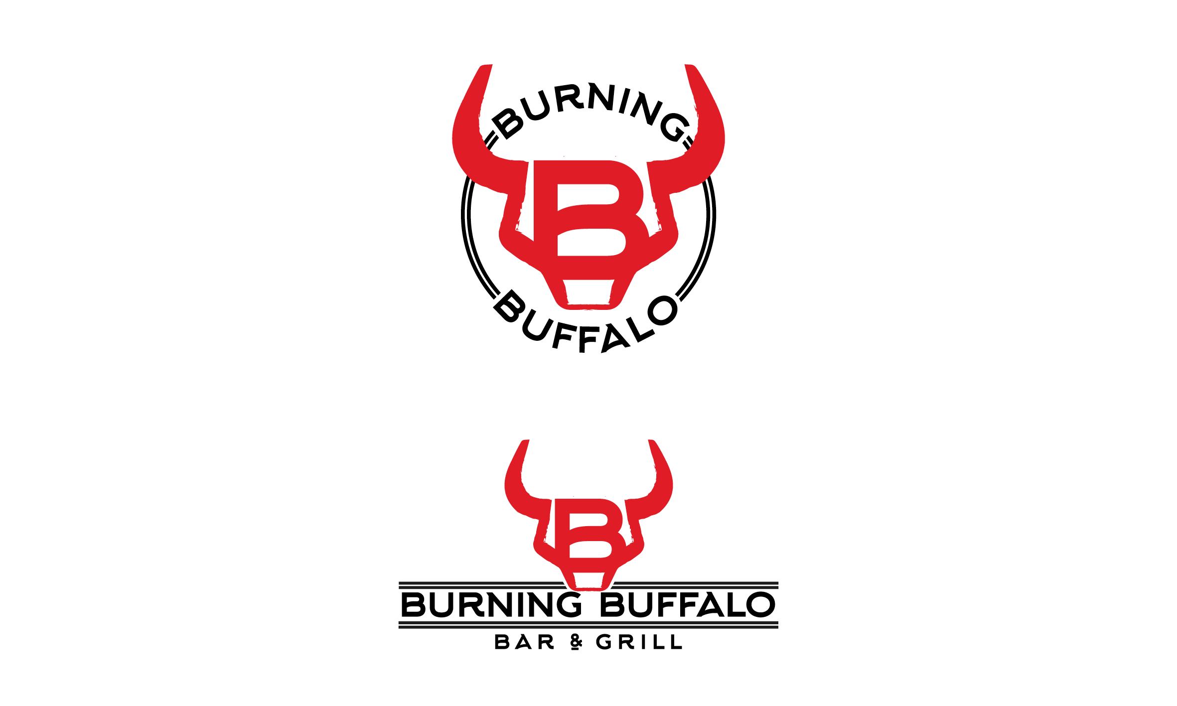 Logo Design by patriciaparadesign for The Burning Buffalo Bar & Grill | Design #37099569