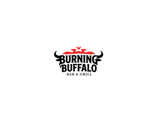 Logo Design by Mystrix for The Burning Buffalo Bar & Grill | Design: #37071892