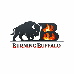 Logo Design by Minang Art_Studio for The Burning Buffalo Bar & Grill | Design: #37099408
