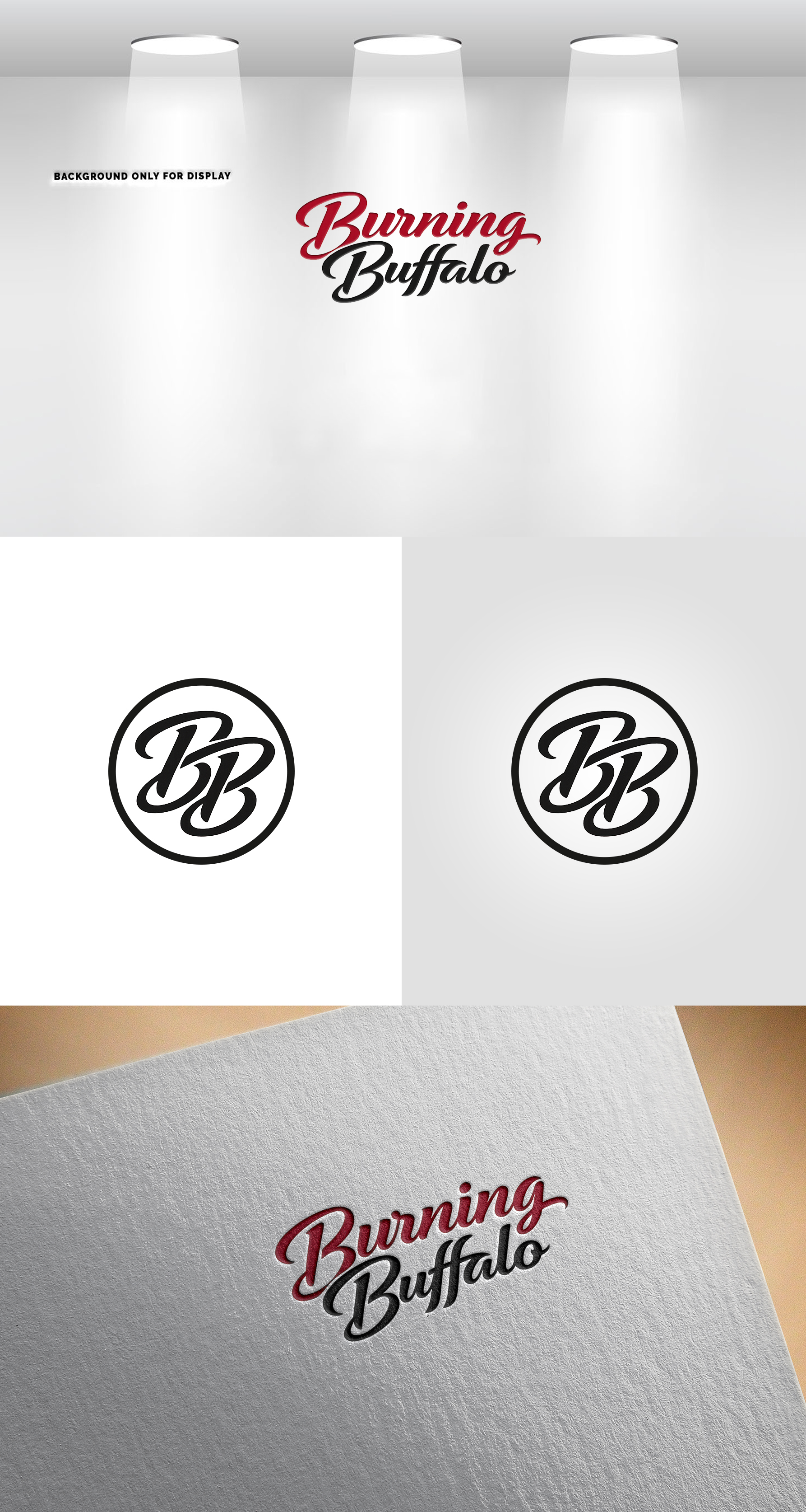 Logo Design by Soonia for The Burning Buffalo Bar & Grill | Design #37073692