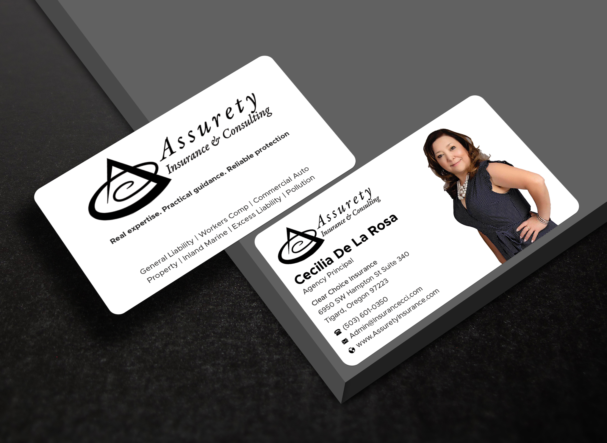Design de Carte de Visite par Expert Bappy pour Assurety Insurance & Consulting  | Design #37027914
