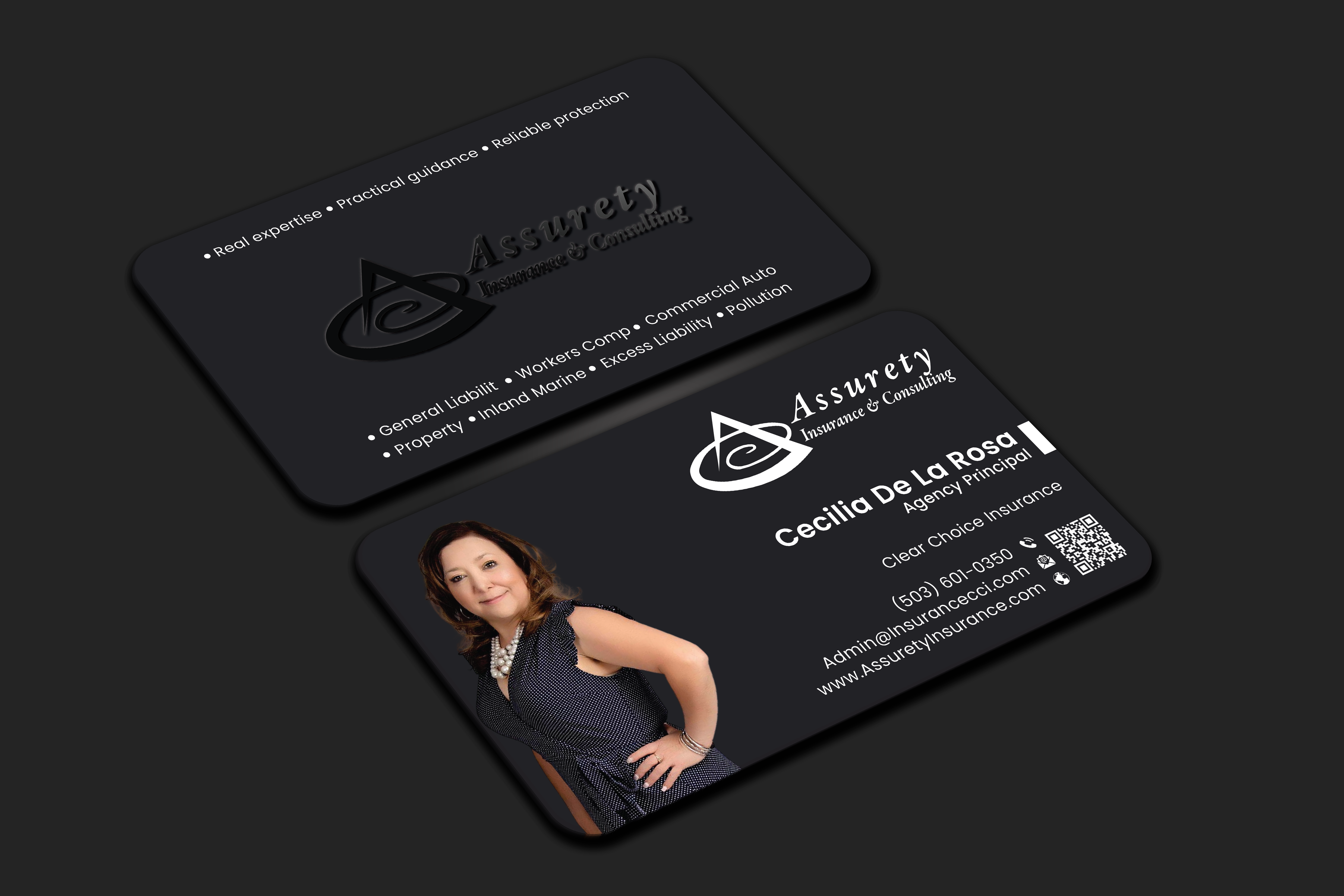 Diseño de Tarjeta de Presentación por DesignerShahadat para Assurety Insurance & Consulting  | Diseño #37027805
