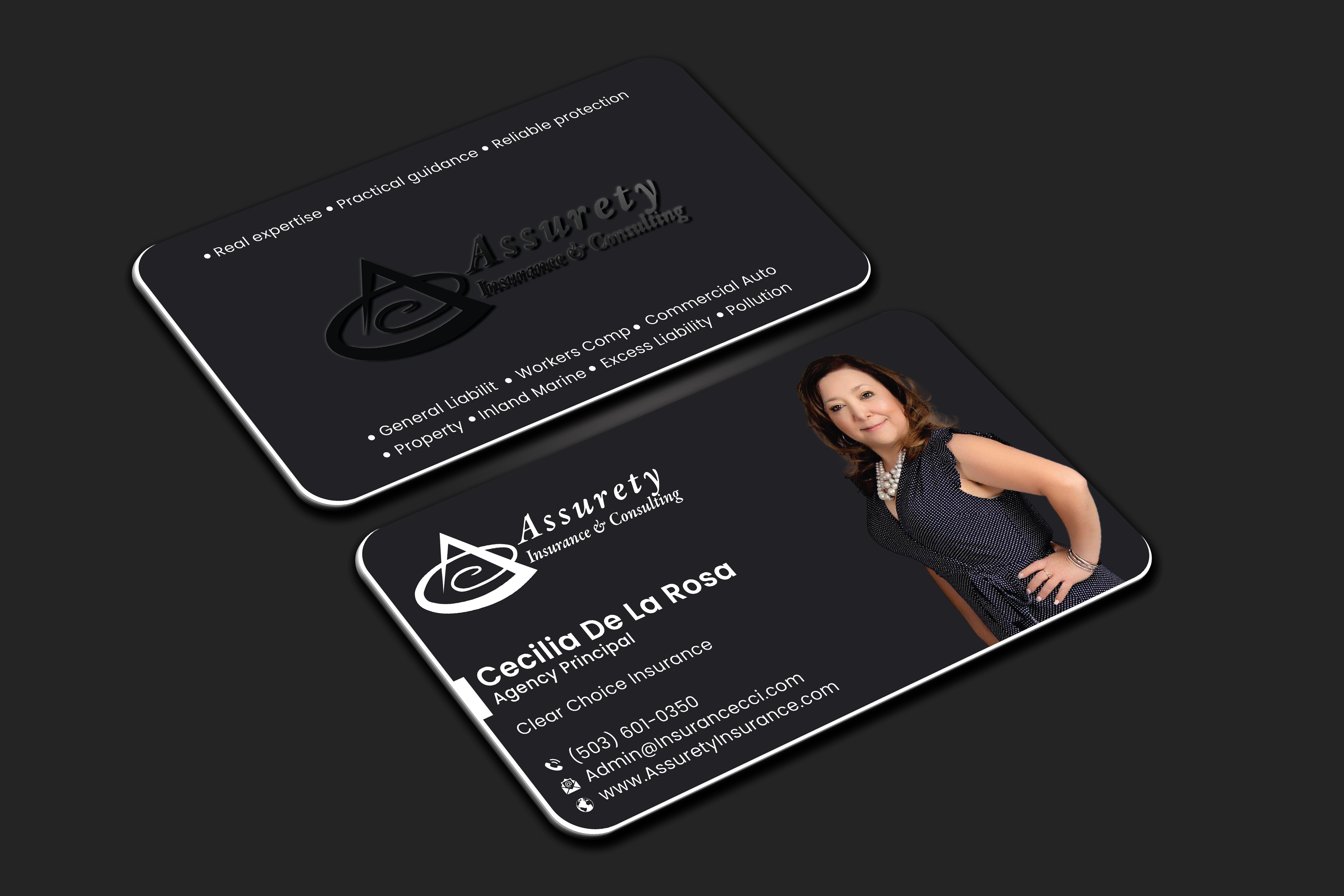 Diseño de Tarjeta de Presentación por DesignerShahadat para Assurety Insurance & Consulting  | Diseño #37027834