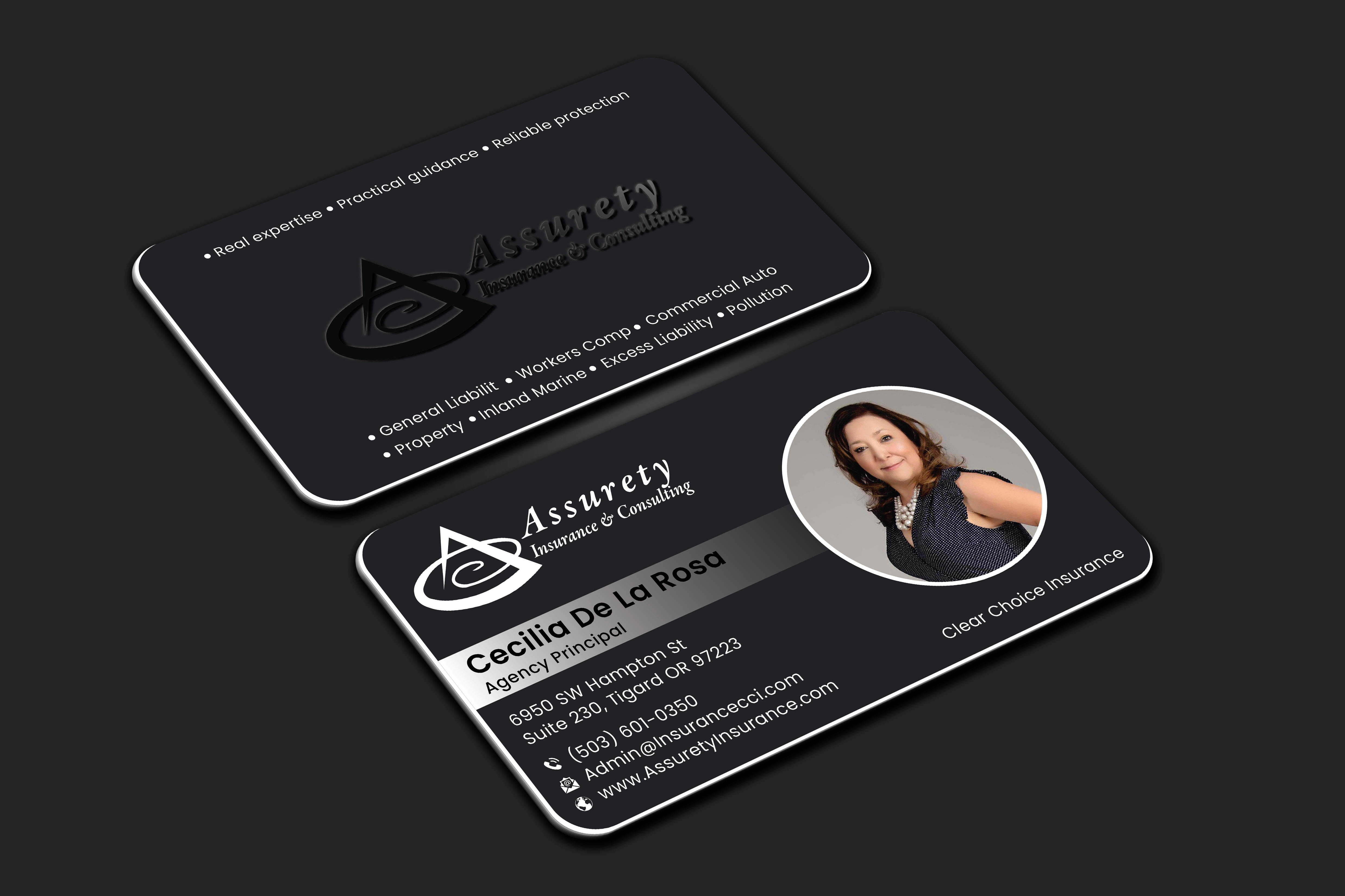 Diseño de Tarjeta de Presentación por DesignerShahadat para Assurety Insurance & Consulting  | Diseño #37028984