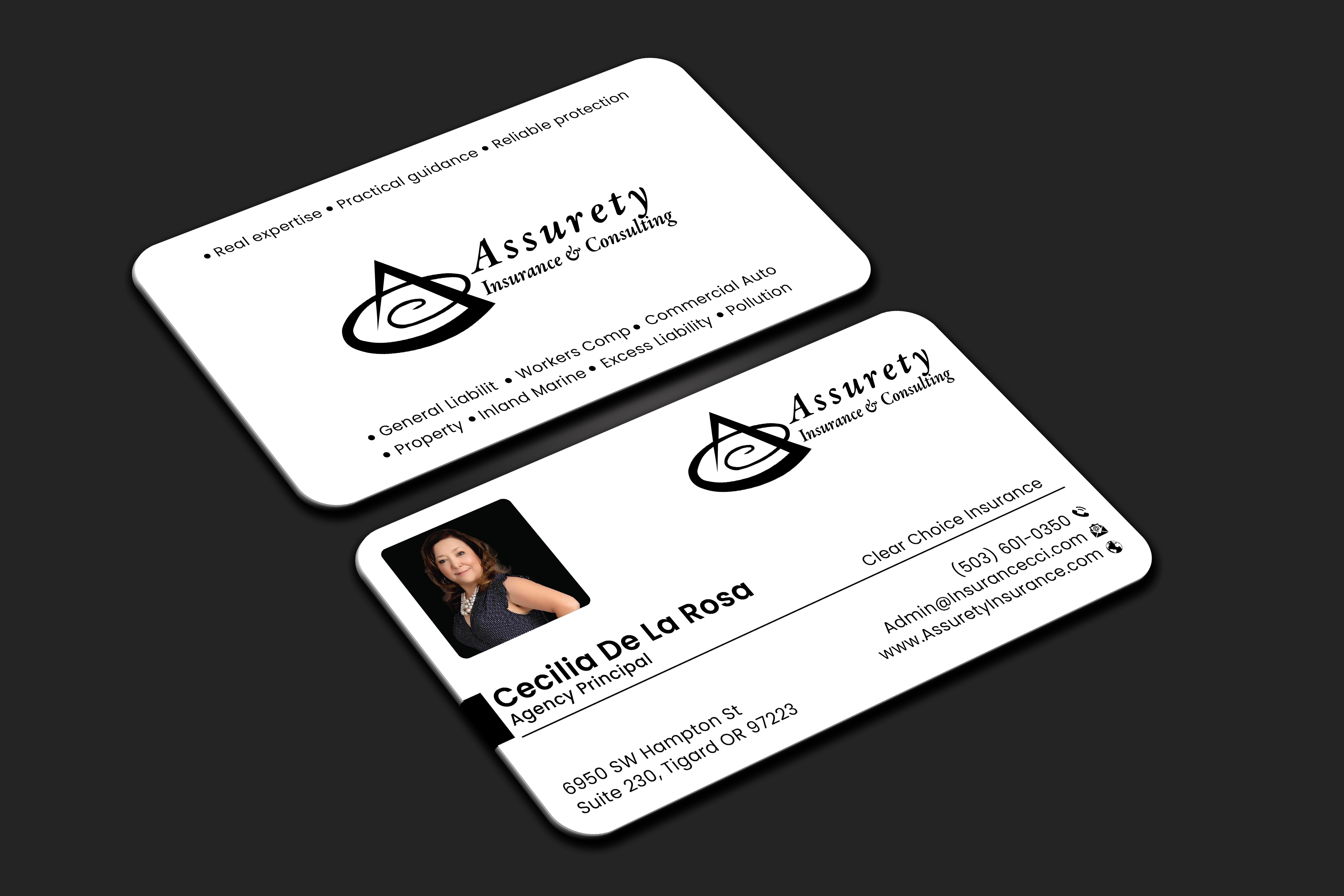 Diseño de Tarjeta de Presentación por DesignerShahadat para Assurety Insurance & Consulting  | Diseño #37028986