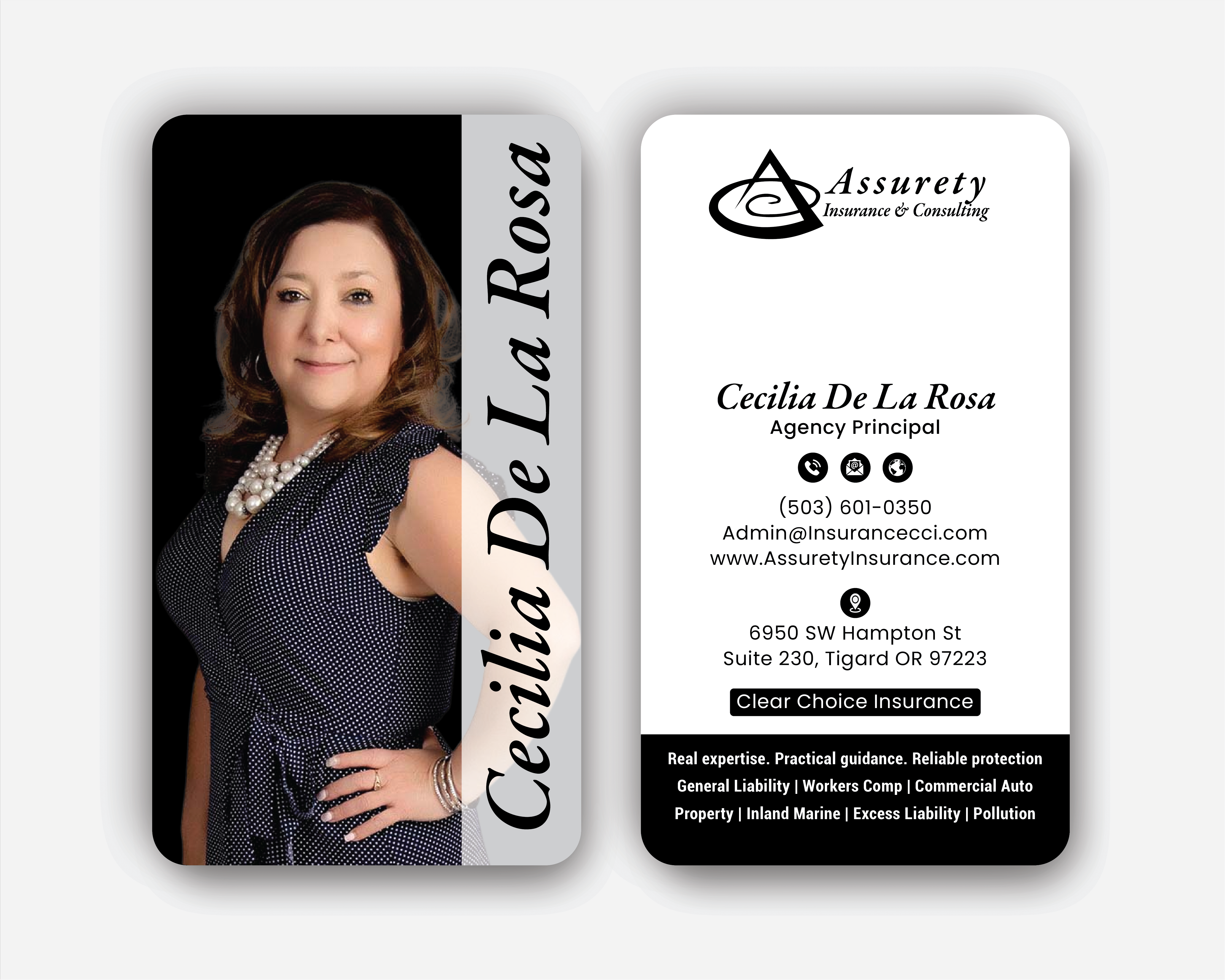 Design de Carte de Visite par DesignerShahadat pour Assurety Insurance & Consulting  | Design #37029947