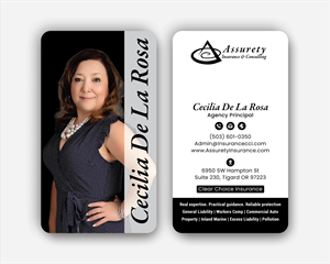 Design de Carte de Visite par DesignerShahadat pour Assurety Insurance & Consulting  | Design : #37029947