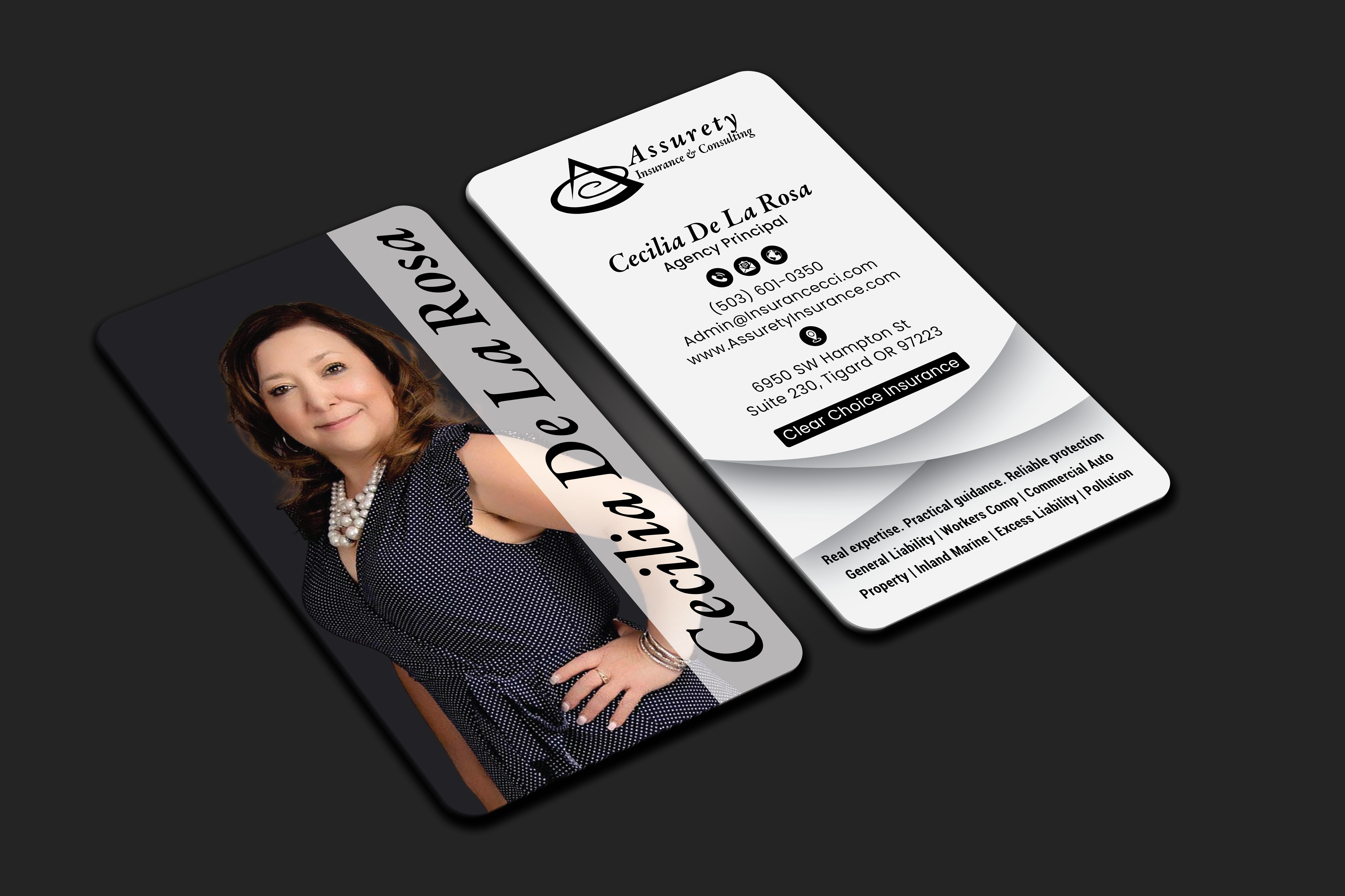 Diseño de Tarjeta de Presentación por DesignerShahadat para Assurety Insurance & Consulting  | Diseño #37029956