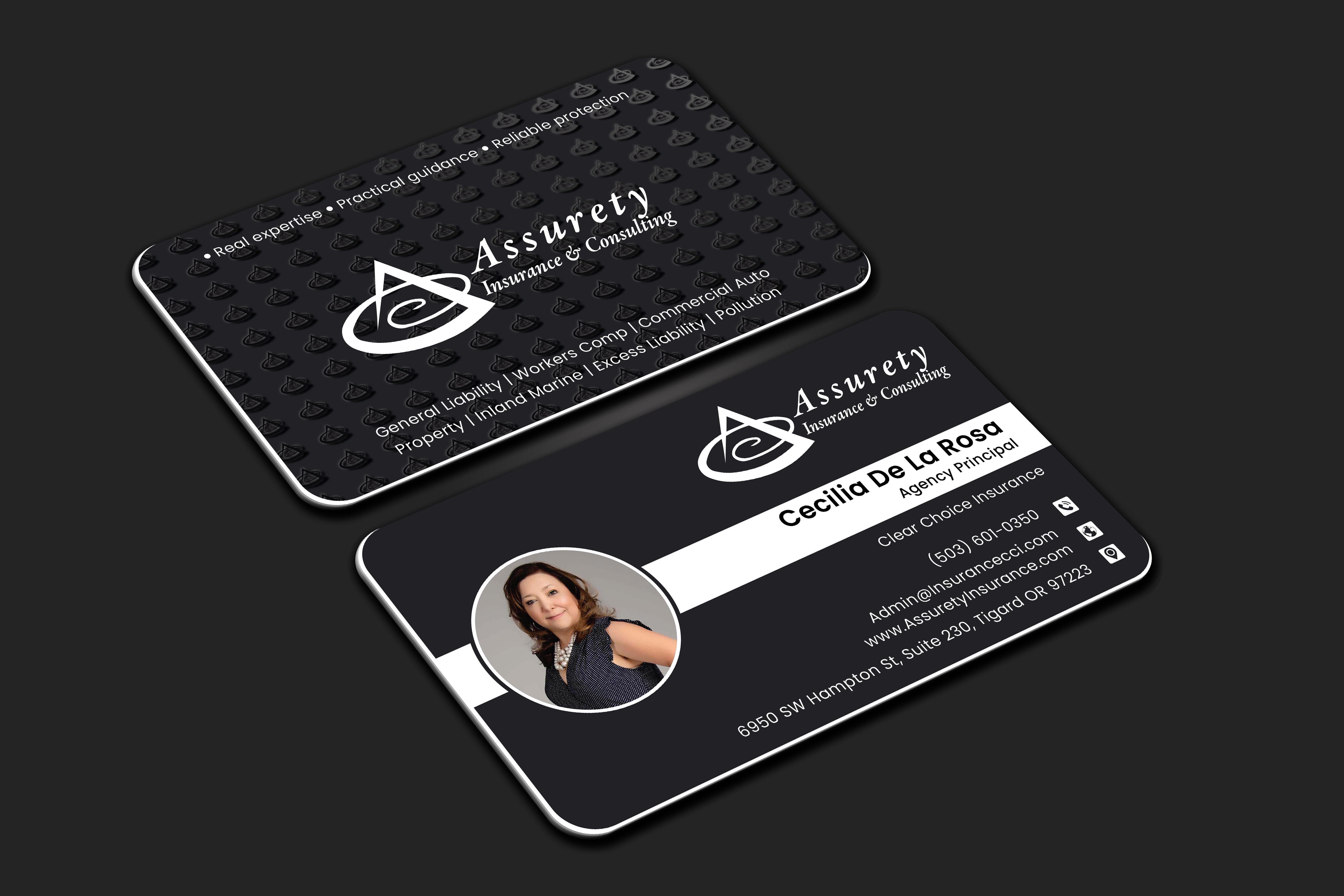 Diseño de Tarjeta de Presentación por DesignerShahadat para Assurety Insurance & Consulting  | Diseño #37030053