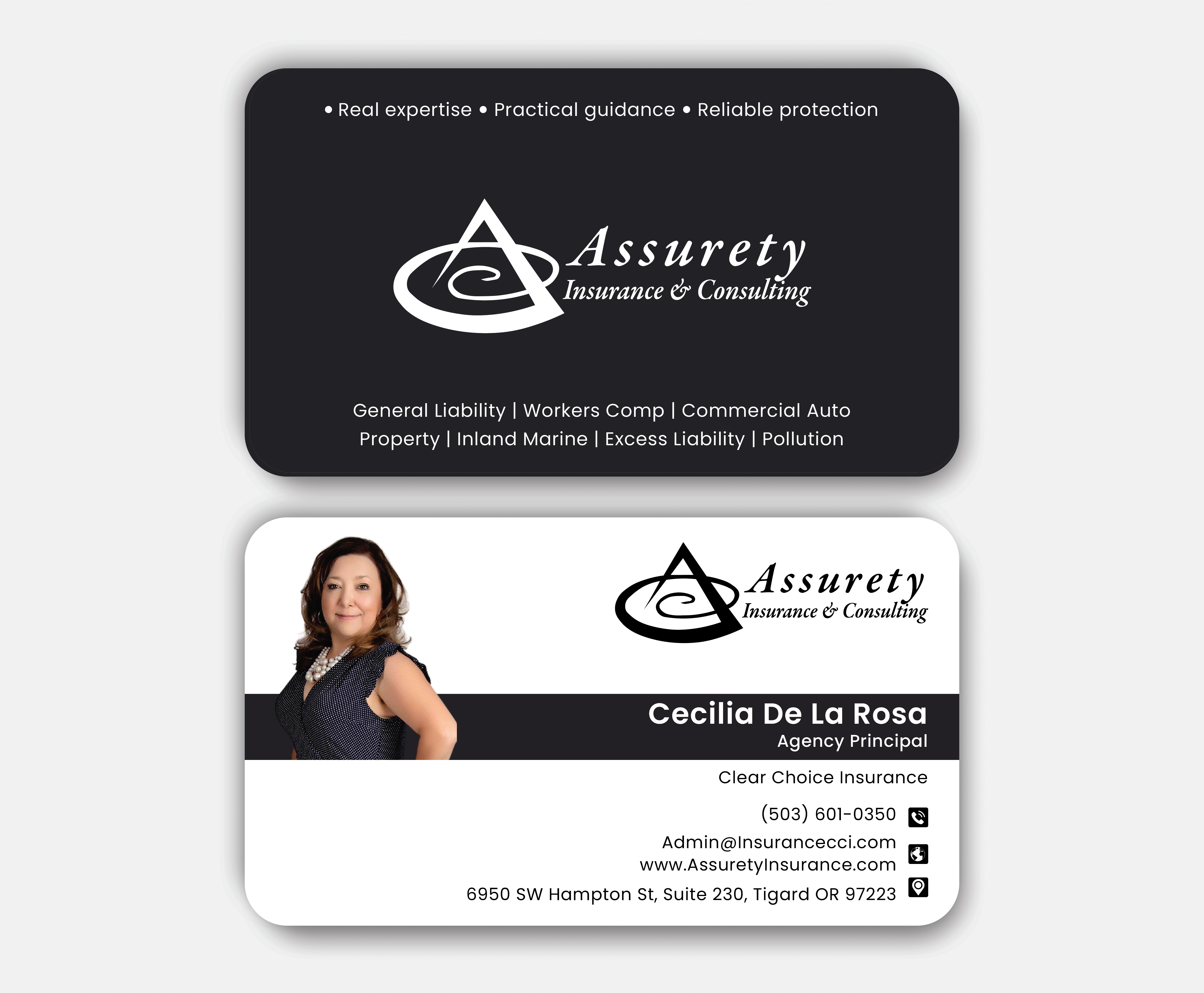 Diseño de Tarjeta de Presentación por DesignerShahadat para Assurety Insurance & Consulting  | Diseño #37030096