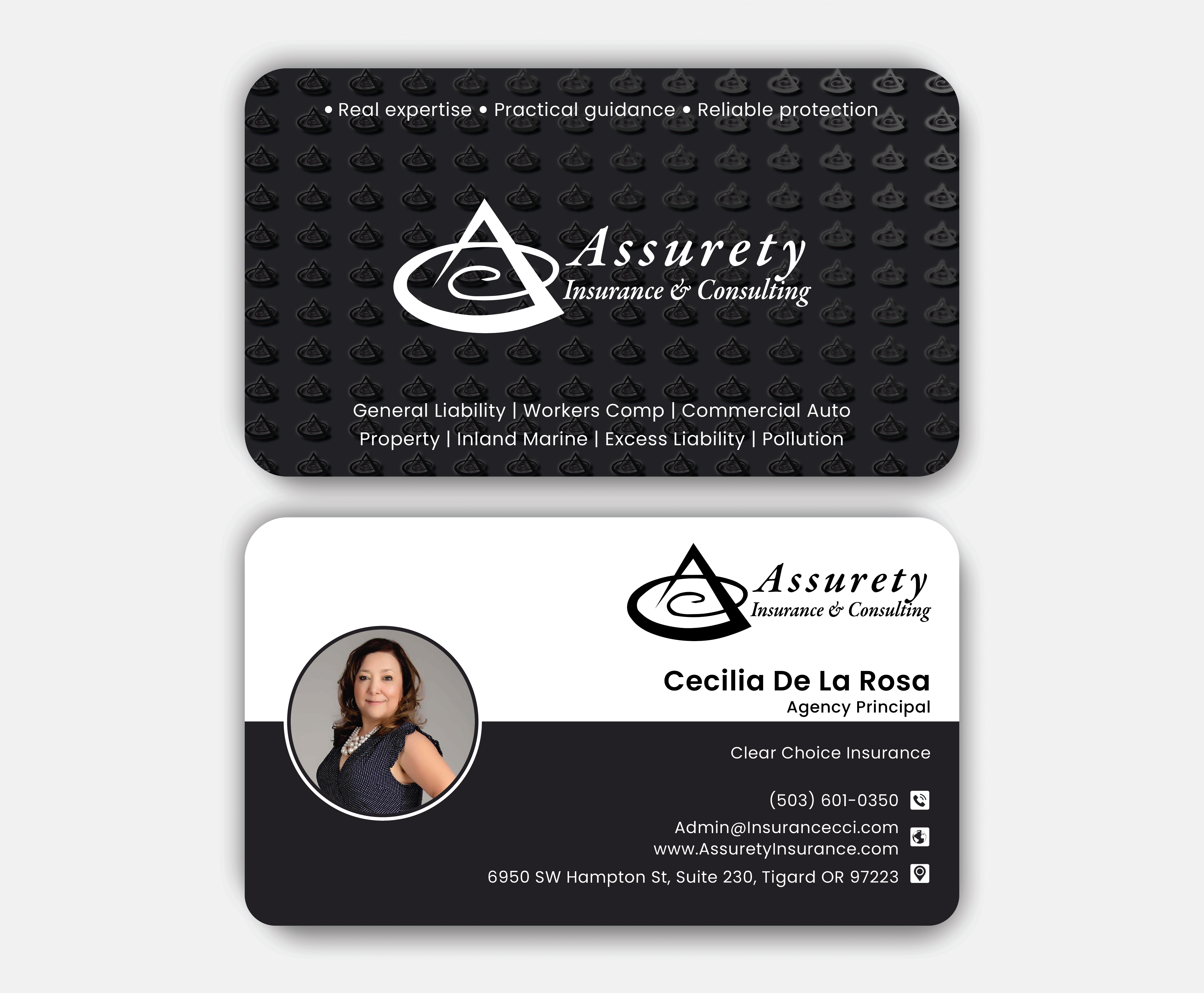 Diseño de Tarjeta de Presentación por DesignerShahadat para Assurety Insurance & Consulting  | Diseño #37030138