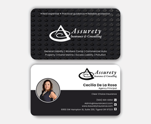 Design de Carte de Visite par DesignerShahadat pour Assurety Insurance & Consulting  | Design : #37030138