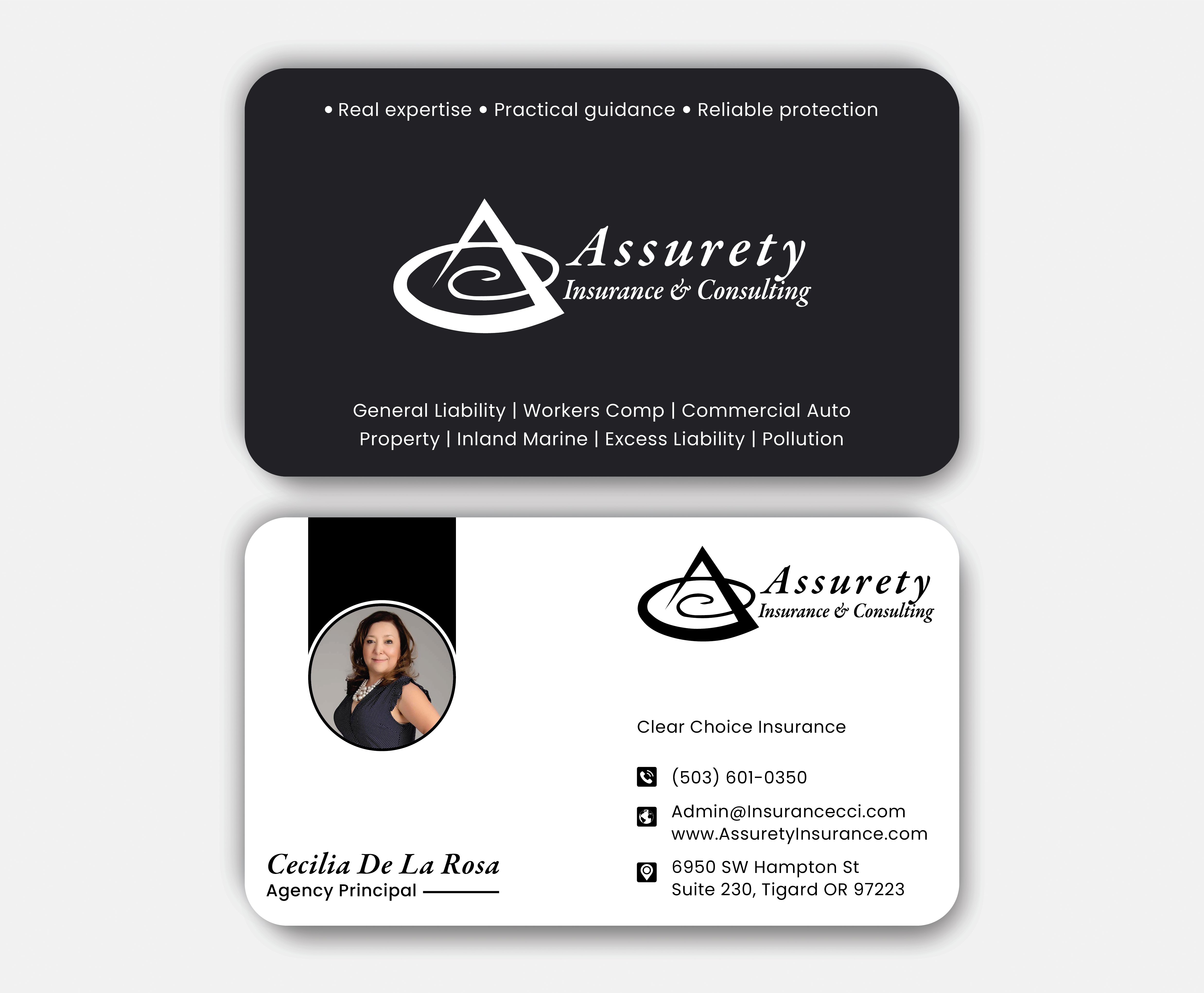 Diseño de Tarjeta de Presentación por DesignerShahadat para Assurety Insurance & Consulting  | Diseño #37031795
