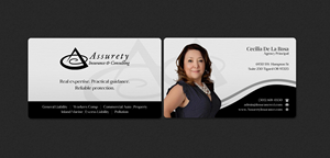 Design de Carte de Visite par INDIAN_Ashok pour Assurety Insurance & Consulting  | Design : #37028578
