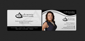 Design de Carte de Visite par INDIAN_Ashok pour Assurety Insurance & Consulting  | Design : #37028585