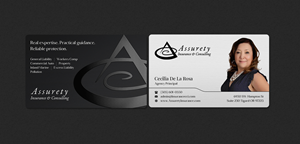 Design de Carte de Visite par INDIAN_Ashok pour Assurety Insurance & Consulting  | Design : #37028588
